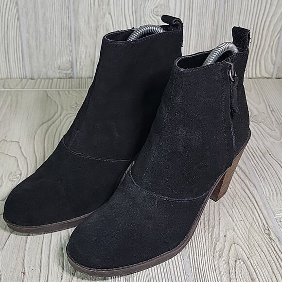 DV Dolce Vita Jax Black Leather Ankle Boots Womens Size 6.5 - Picture 11 of 12